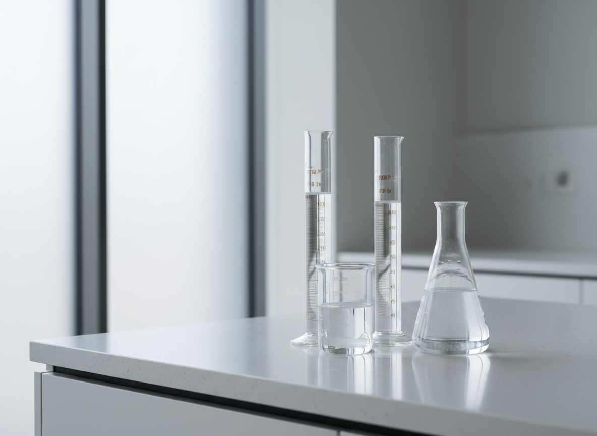 Clean modern medical laboratory surface